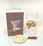 کمکس 500 میل همراه با فیلتر (chemex) thumb 1