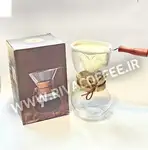 کمکس 500 میل همراه با فیلتر (chemex) thumb 3